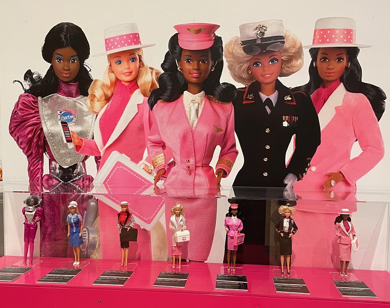 Barbies at the Phoenix Art Museum that launched the "We Can Do Anything" ad campaign in 1985/Photo: P. Burke